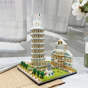 World Famous Building Design Building Blocks Toys (1 Set), 3D Puzzle Assemble Toy, Educational Toy for Kids