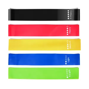 Viva La Fit Resistance Band (Satuan) / Yoga Band / Alat Olahraga dirumah / Karet Olahraga Kaki / Alat Latihan untuk Tendangan Keras Outdoor / Loop Bands Otot / Tali Karet Workout Indonesia Multicoloured