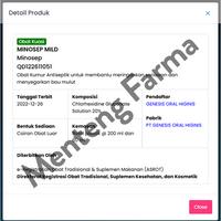 Gambar Minosep Mild Antiseptic Mouthwash 60 mL - Antiseptik Kumur untuk Gusi Bengkak, Sariawan, dan Plak dari Menteng Farma Kota Administrasi Jakarta Pusat 3 Tokopedia