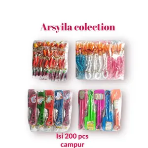 Paket hemat isi 200 pcs souvenir pernikahan campur 4 model Buah