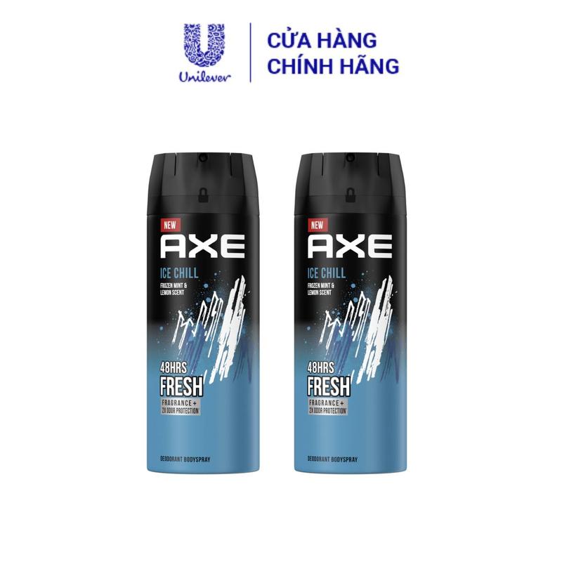  KOL Live 2   MUA 1 COMBO TẶNG 1 QUÀ NGẪU NHIÊN-CHỈ TRONG LIVESTREAM  Combo 2 Xịt nước hoa toàn thân dành cho nam AXE Ice Chill  chai 135ml   2  