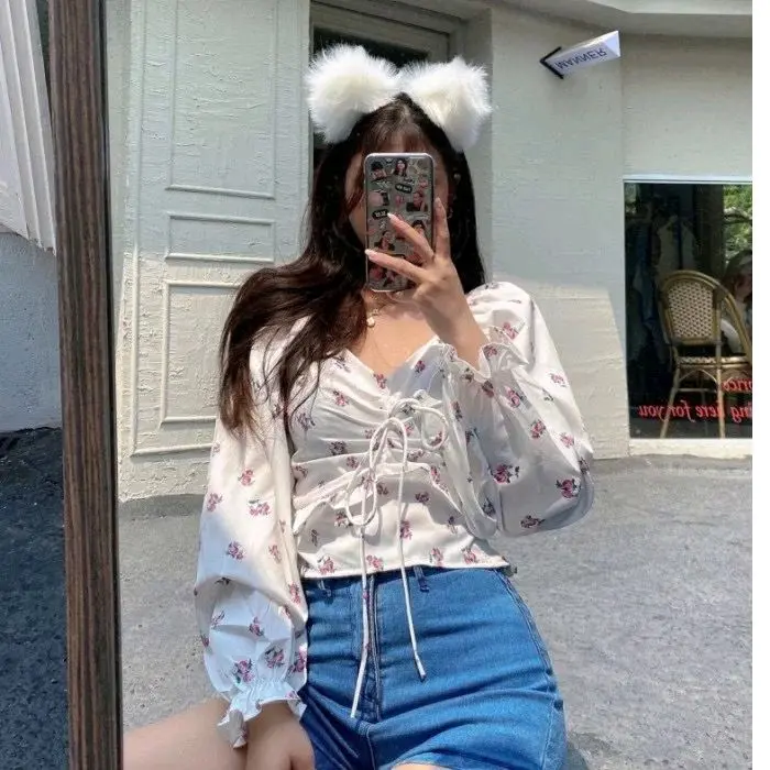 UDM Fashion - Longrose Sabrina Blouse Baju Panjang 3