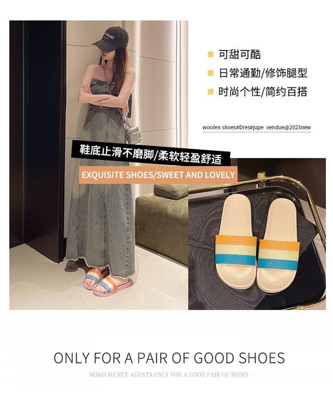 Product Introduction of Slippers Men's and Women's Summer Wear Indoor and Outdoor Non-Slip Thick Bottom Soft Bottom Bath Bathroom Slippers 7