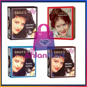 Pewarna rambut EAGLES dan HERBUL Henna Hair Dyes HARGA PER SACHET