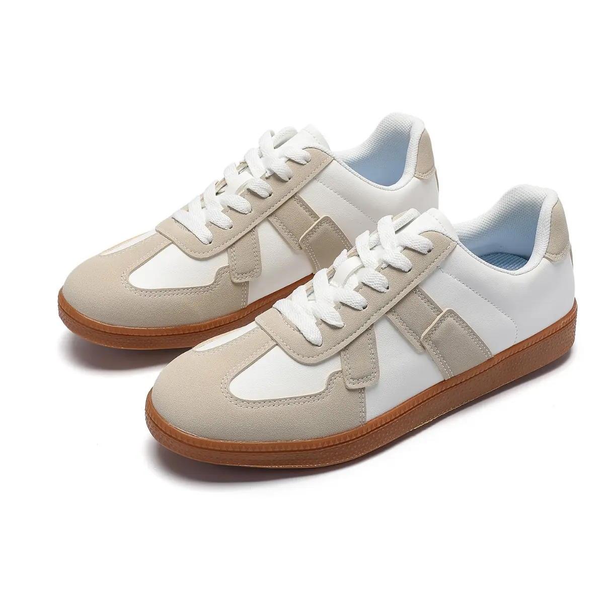 Women Basic Sneakerswomen Basic Sneakers2025 plus Size Women's Shoes Size 45 Tendon Sole Board Shoes Couple Casual Sneaker Low-Top Flat Non-Slip German Training Shoes