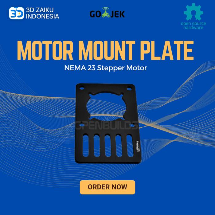 Gambar OpenBuild Motor Mount Plate - NEMA 23 Stepper Motor dari 3D Zaiku Indonesia Kota Administrasi Jakarta Barat Tokopedia