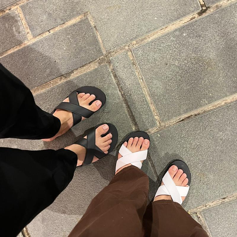 Dép sandal quai chéo A9 sandal đi biển đi chơi WOSHOE 4