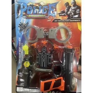 Children's Toy Gun Soft Bullet Gun Handcuffs Police Special Forces Set
