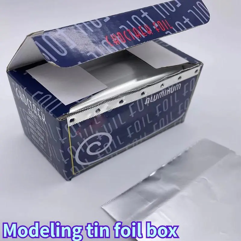 8.4cm*4m Special Tin Foil for Hair Salons Thick Perm Aluminum Foil Paper Stain Hairdressing Supplies Hair Coloring Hair Salon Perm Styling Tool  Set Haircare Heatless