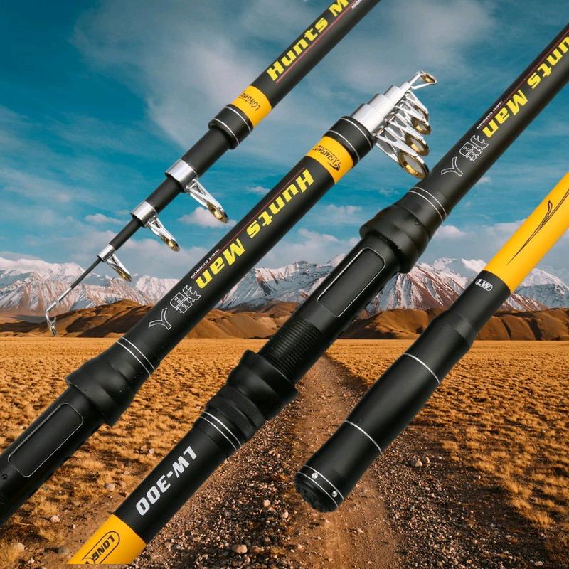  Cần Rút Hunman LW-300 Cần Câu Lục Lăng Xê Có Đủ Size 2m1-3m6 Chất Liệu Cacbon Nhẹ Nhàng Màu Vàng Đỏ Khỏe Mạnh Nhấc 3.5kg Cho Câu Cá Bắt Cá Fishing 