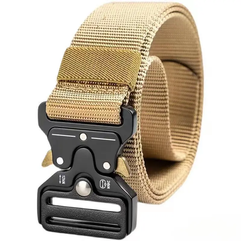 Thắt Lưng Nylon Vải Bố, Dành Cho Nam Và Nữ, Thắt Lưng Chiến Thuật, Đi Bộ Đường Dài Ngoài Trời, Thắt Lưng Khóa Chiến Thuật, Bền, Nhả Dây Nhanh 7