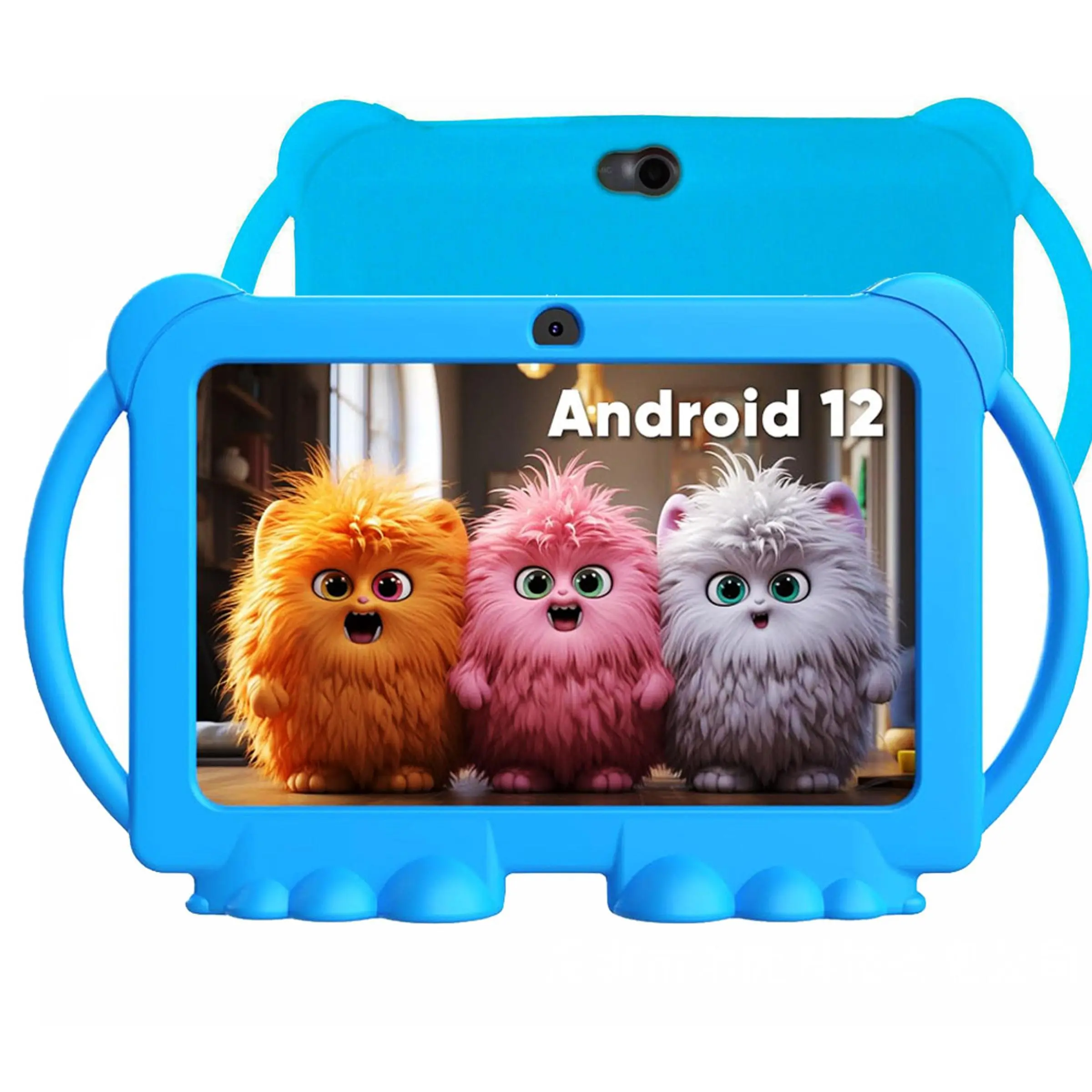 7 Inch Android 12 Tablet, Tablet with WiFi & BT, Shockproof Tablet for Education & Game