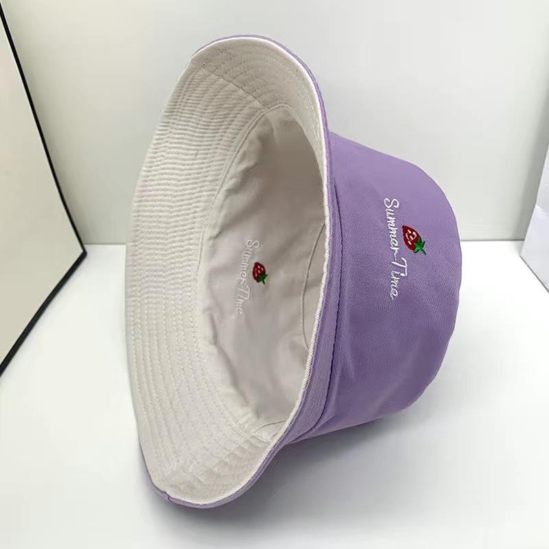 Product Introduction of Mũ Ngư Dân, Phong Cách Mới, Hai Mặt, Màu Trơn Thích Hợp Cho Nam Và Nữ, Mũ Chống Nắng Mùa Hè, Mũ Chống Nắng Thêu Học Sinh, Cho Cả Nam Và Nữ 5