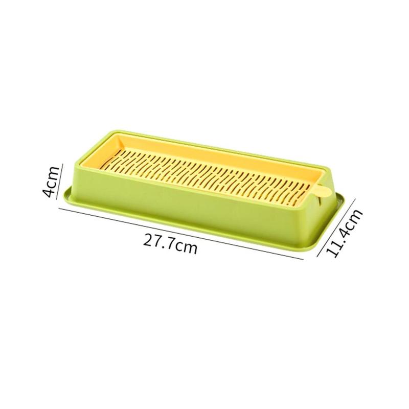 Product Introduction of Seed Sprouter Tray Hydroponic Cat Grass Box Wheatgrass Bean Sprouts Wheatgrass Grower Soil Free Cat Grass Sprouting Tray for Microgreens 0