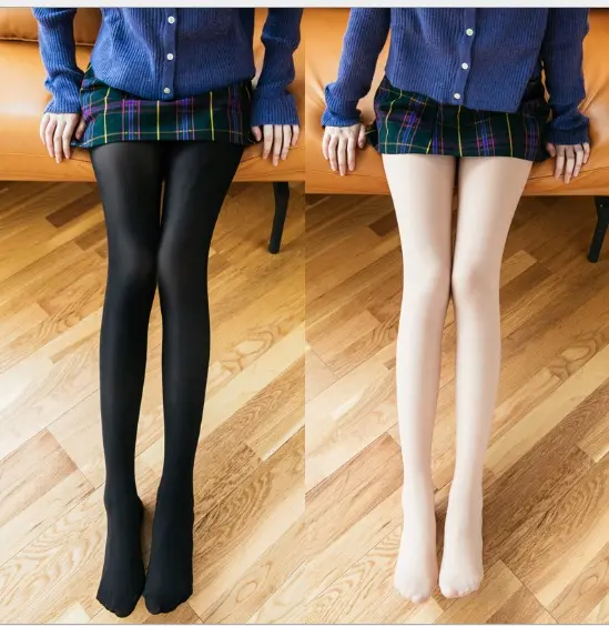 Stocking  Celana Stoking Pantyhose  Wanita Anti Slip Tebal Hangat dan Panjang Kaki Nyaman Pendek Dewasa