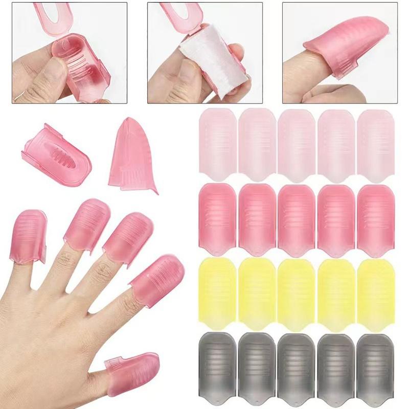 Product Introduction of Replacement Reusable Nail Soak Off Cap Nail Supplies Anti-slip Nail Art Remover Clips Adjustable Manicure Tools 12