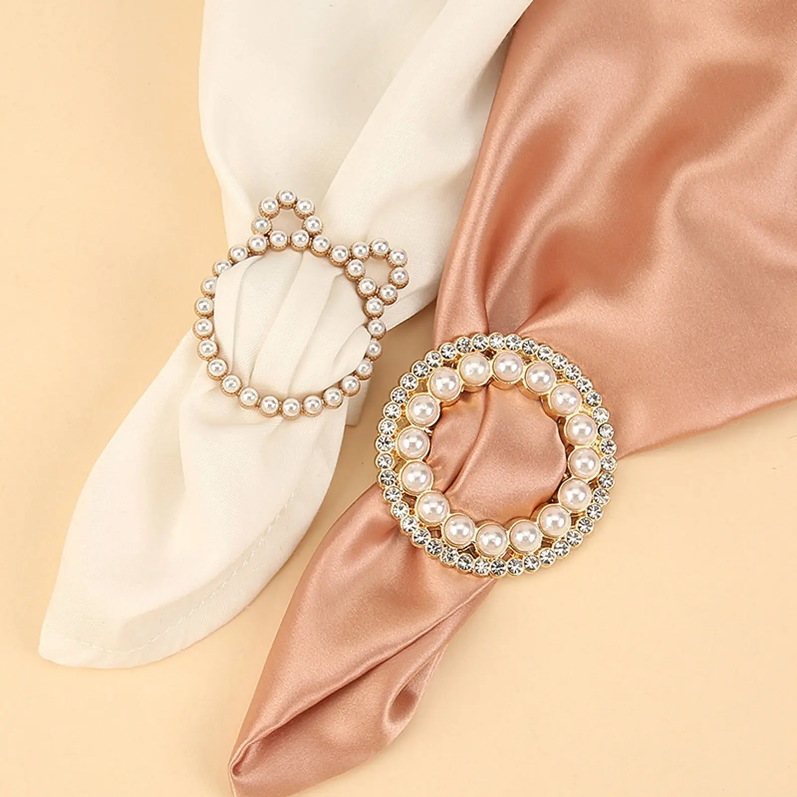 4 Pcs Scarf Ring Clip Shirt Ties Clips Clothes Corner Knotted Buckle Metal Shirt Corner Clip Buckle Fashion Accessories for Women