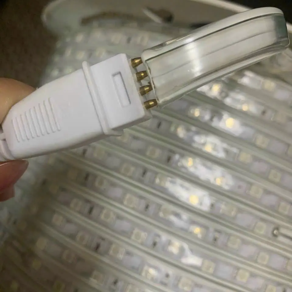 Dây led 220v đổi màu + đầu cắm 220v