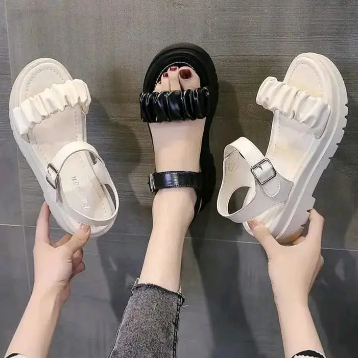 SENDAL WANITA KEKINIAN KOREA VIRAL 2024 IMPORT PREMIUM MURAH Sandal 1