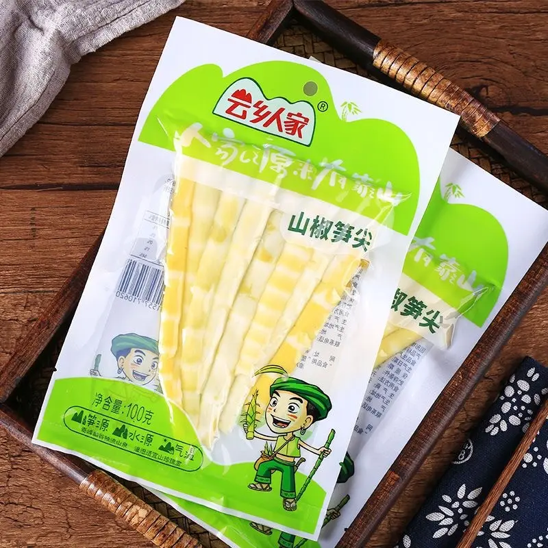 GÓI 90gr, 110gr,  MĂNG TRÚC TỨ XUYÊN CẬU BÉ MUỐI CAY