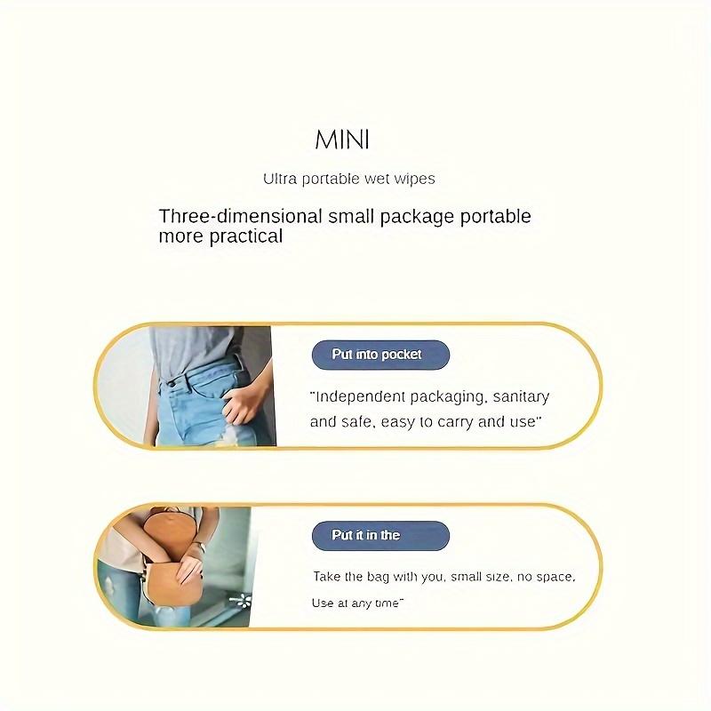 Khăn lau di động- Lý Tưởng để sử dụng hàng ngày, cắm trại và du lịch | Tấm làm sạch bằng vải không dệt tiện lợi Khăn Tắm Nhà Tắm 5