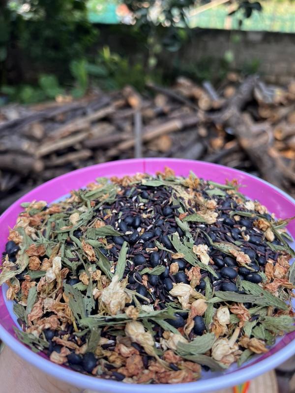 Trà gạo lứt đỗ đen nhà làm rang thủ công thơm ngon ( hũ 500g đến 1kg ) Tea Nước Trà