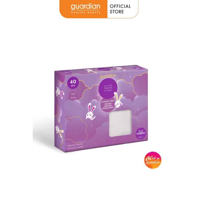 Bông Tẩy Trang Guardian Tiết Kiệm Nước 40 Miếng