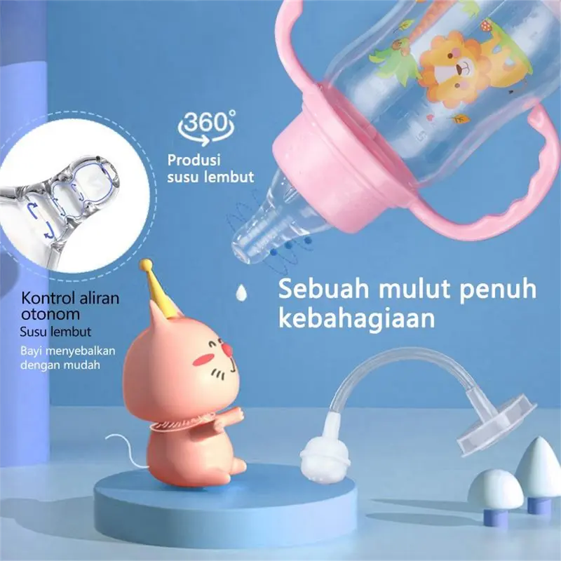 150ml Dot Nipple Standard Bottle Susu FREE Botol Dot Sillicone Nipple Botol Susu Bayi Assorted Standard XM-002 Accessories Minum 4