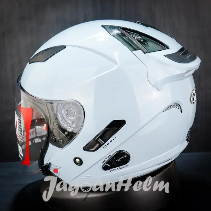 KYT HELM GALAXY SLIDE FLAT R  | SOLID FLAT VISOR - STANDART Helmet Motorcycle 2