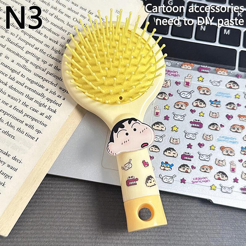 Product Introduction of Cartoon Handheld Mirror Comb Cartoon Air Cushion Comb Portable Student Dormitory Girlfriend Style Handheld Hairdressing Comb 35