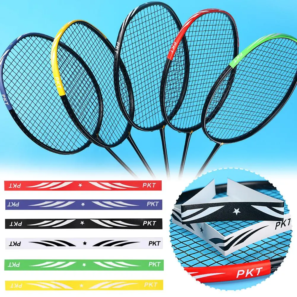 1/6 Pc Badminton Racket Head Frame Protection Tape Sticker Protector Protective Wear Resistant