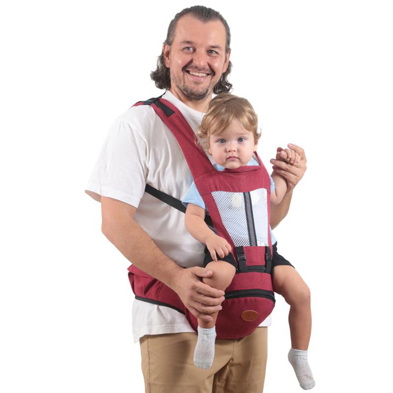  Địu cho em bé chống gù 6 tư thế 100% cotton thoáng khí đa năng có ghế ngồi an toàn cho bé từ 0-36 tháng trọng lượng 320g đường kính 115cm chịu tải 20kg kích thước 24*57*37cm 