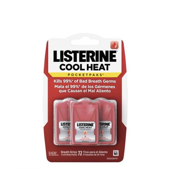 Xịt/Miếng ngậm thơm miệng Listerine bản Mỹ 3