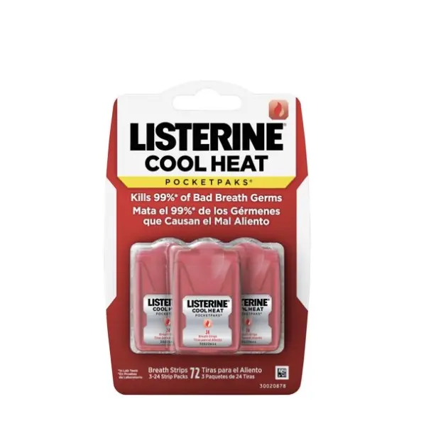 Xịt/Miếng ngậm thơm miệng Listerine bản Mỹ 3