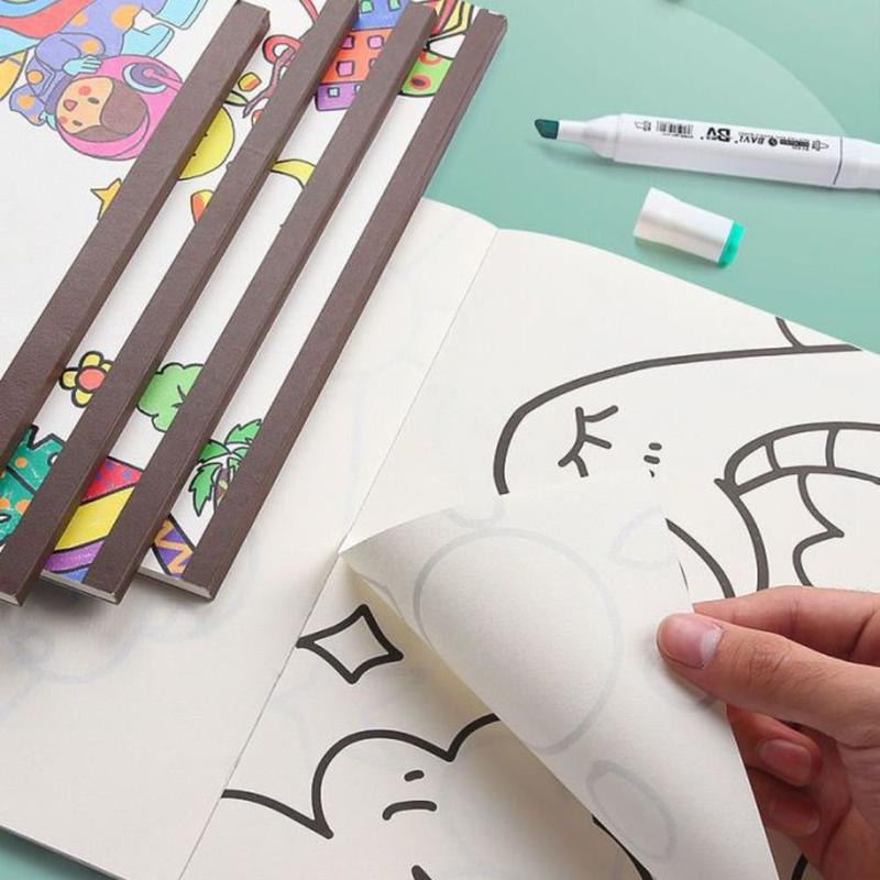 High Quality Paper Painting Book 30 Sheets Creative Graffiti Picture Book Painting Toy Students 4