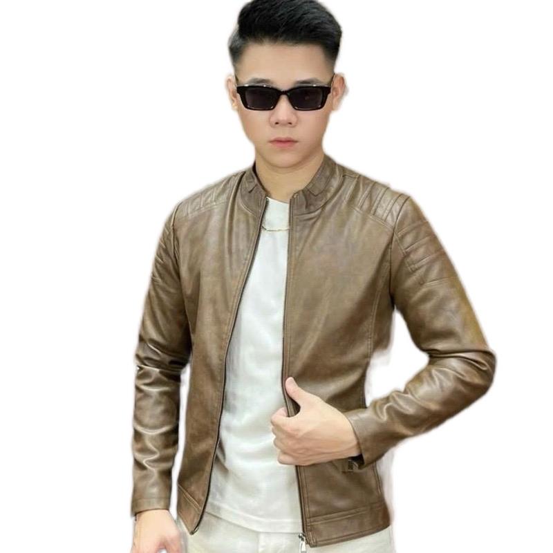Áo khoác ra Quảng Châu cổ tàu cao cấp bên trong nỉ Nhung Nam Menswear Jacket aokhoac