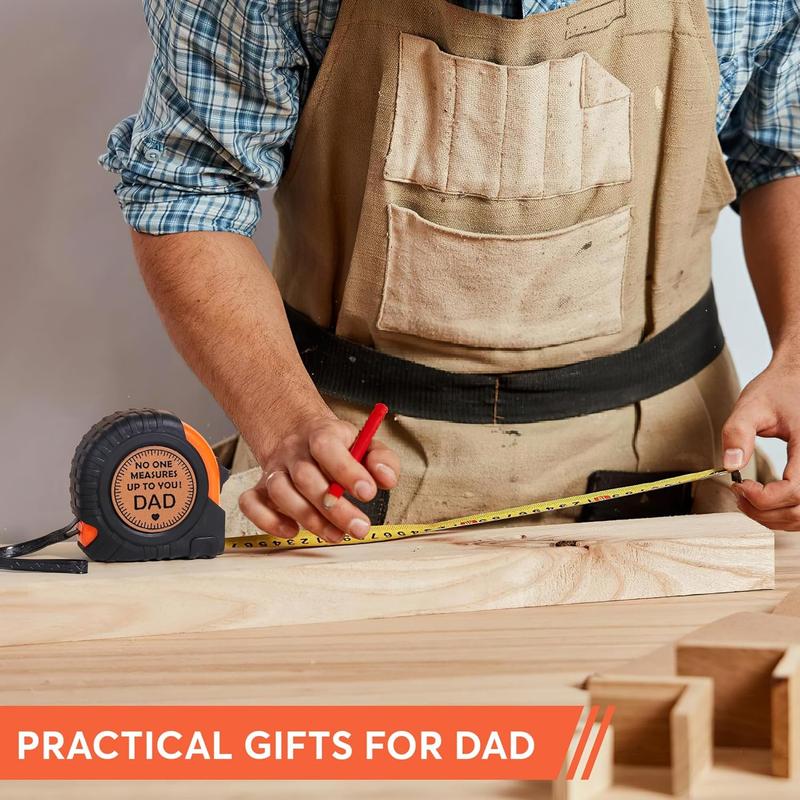 Product Introduction of Tape Measure, 1 Count Carpenter Gift, Ideal Christmas Gift, Tape Measure Tool for Dad and Grandpa, Office Measuring Supplies 4