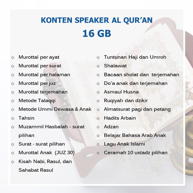 Product Introduction of Speaker Alquran Advance Nusa Rara Murotal 16 GB 30 Juz/ Murottal Al Quran 1