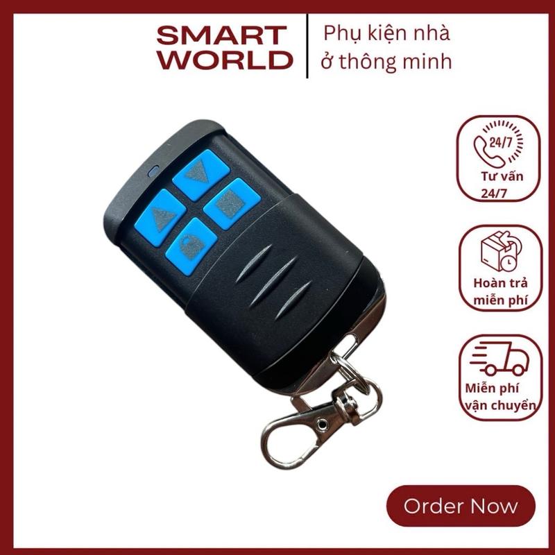 Remote Cửa Cuốn Mã Gạt 8 Số Chống Nước 433MHz - Điều Khiển Từ Xa - Pin 12V23A - Bảo Hành Nhà Cung Cấp die uk cuacuon hien cua cuon