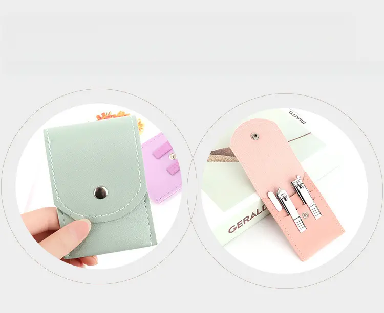 Product Introduction of Bộ Dụng Cụ Cắt Móng Tay Bằng Thép Không Gỉ, 4 Món, Kiểu Mặt, Gói Có Thể Gập Lại, Làm Móng Tay Và Cắt Móng Tay Tại Nhà, Bộ Dụng Cụ Làm Móng, Hàng Mới Về 2