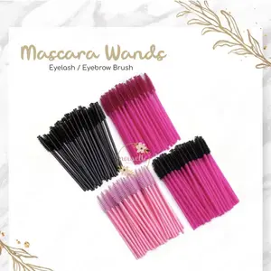 (Isi 50 ) Mascara Wands / Sikat alis / Sikat bulu mata