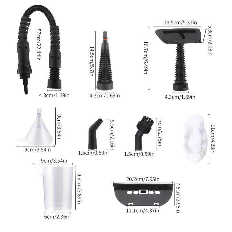 Product Introduction of High temperature and high pressure steam cleaning machine air conditioning kitchen range hood oil stain household 1050W cleaning machine disinfection cleaning multi-function 13