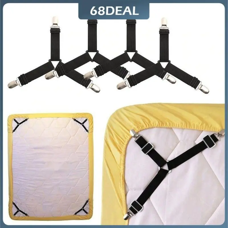 2025 for Adjustable Non-Slip Triangle Sheet Holder Bed Sheet Attaching Clamps Sheet Buckle Household Quilt Holder