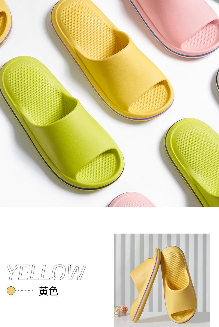 Product Introduction of Stepping on Poop Feeling Slippers for Women, Thick-Soled Couple Outdoor EVA Slippers, Summer Indoor Home Non-Slip Cushion Slippers for Men 9