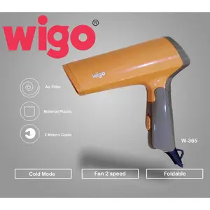 Wigo Hair Dryer W-365 kabel 2 meter 350 watt Orange Hijau Orange Hijau
