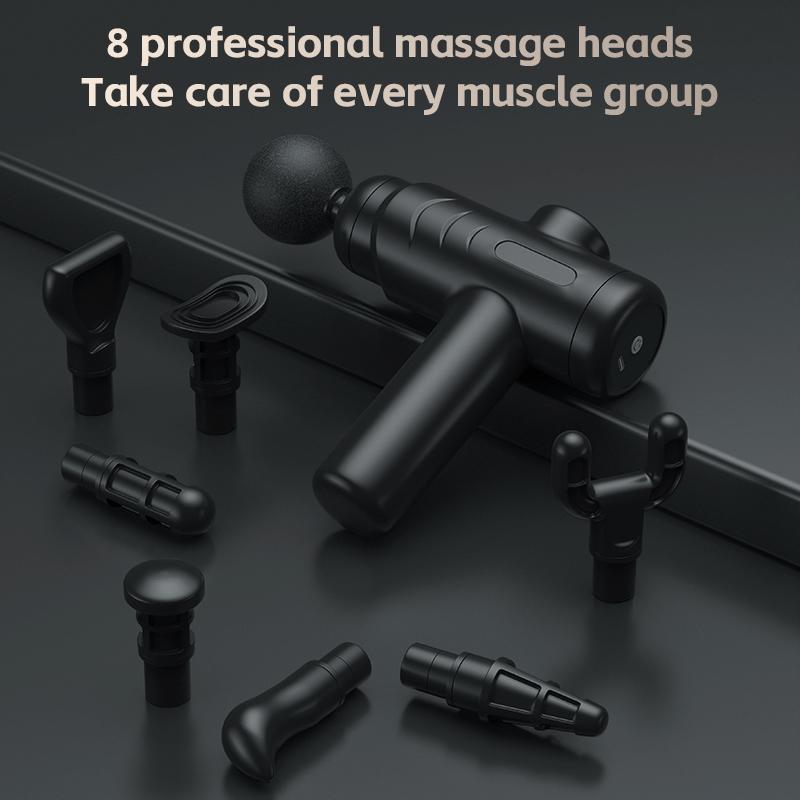 Electric Massager with LCD Display, Handheld Body & Neck Muscle Massager with Replacement Heads, Portable Massage Tool for Home & Travel 2