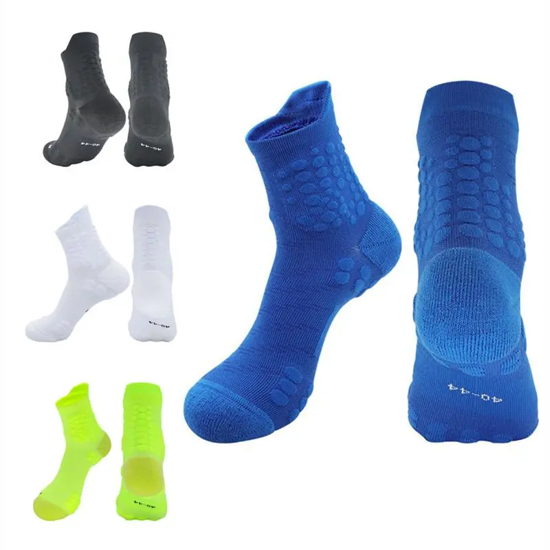 Stokin Buku lali Larian, Untuk Lelaki dan Wanita, Stokin Olahraga, Berbasikal, Bola Keranjang, Anti-gelincir, Bernafas, Cepat Kering, Sesuai untuk Kecergasan, Tiub Pendek, Stokin Sukan Outdoor Stocking
