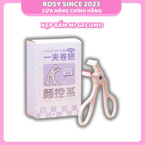 CÓ SẴN- Kẹp Bấm Mi GECOMO Dụng Cụ Bấm Mi Mini Góc Rộng Nhỏ Gọn Phù Hợp Với Mọi Hình Dạng Lông Mi Dành Cho Bạn Nữ Chất làm sạch cọ trang điểm Mỹ Phẩm Mascara Women Cosmetic ROSY SINCE 2023