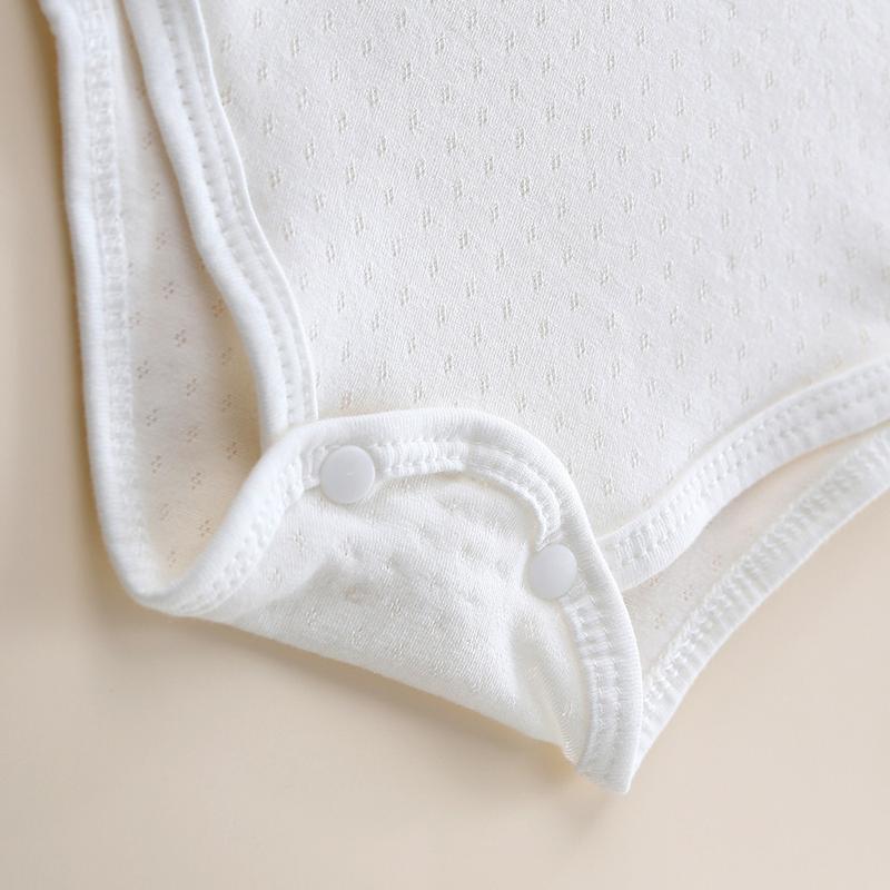 Quần Áo Trẻ Em Áo Liền Quần Ngắn Tay Cho Bé Trai Và Bé Gái, Bao Gồm Tất, Phong Cách Preppy, Làm Bằng Bông, Thích Hợp Cho Trẻ Sơ Sinh Mùa Hè, 0-24 Tuổi, Hàng Mới Về 9