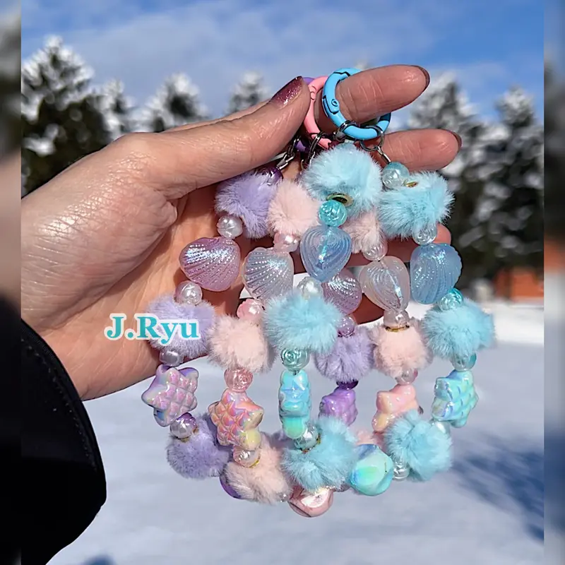 JRYU PREMIUM Gantungan Hp Korea Sparkling / Gantungan tas gantungan kunci Model Gelang 7